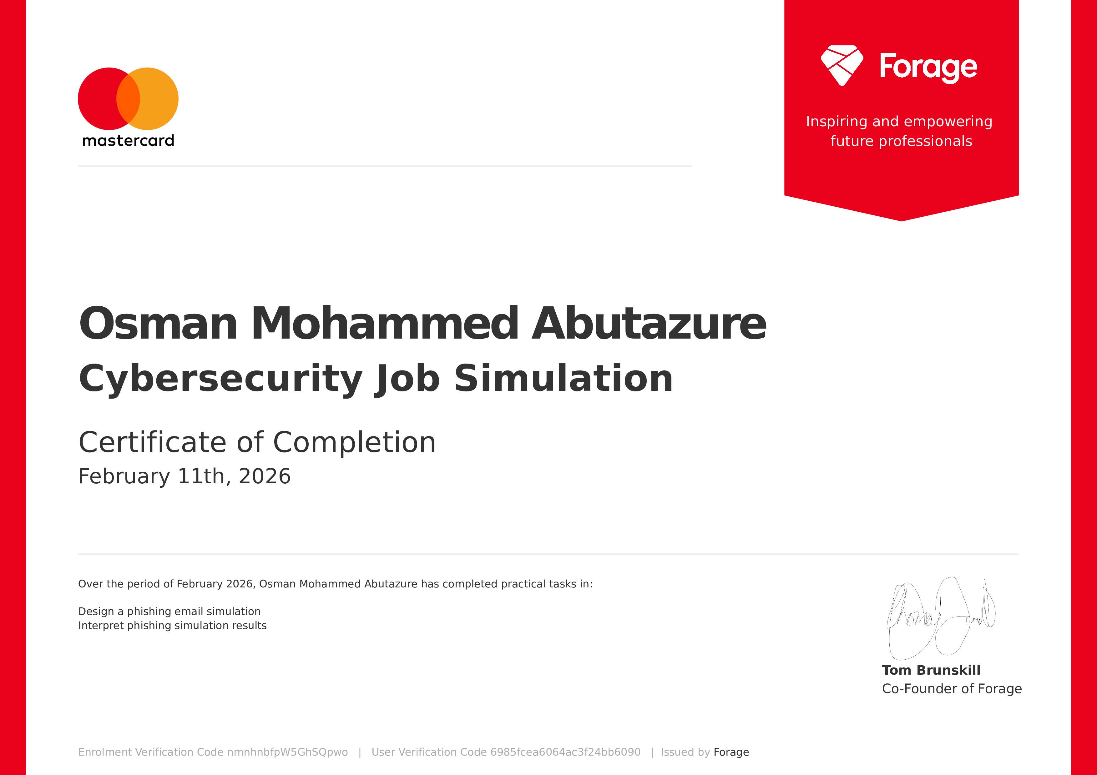 Mastercard Cybersecurity